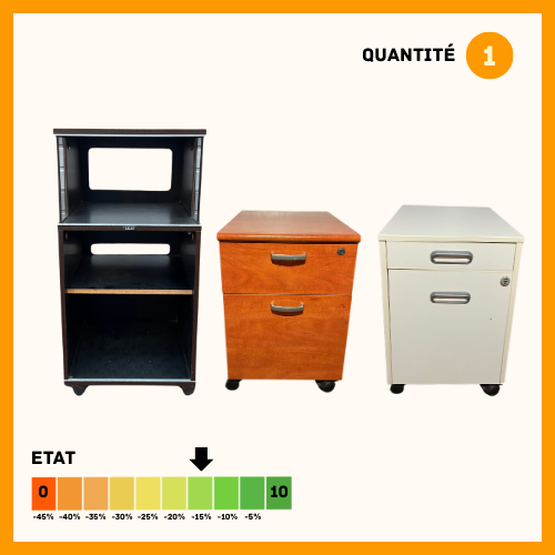 Conjunto de 3 unidades de almacenamiento